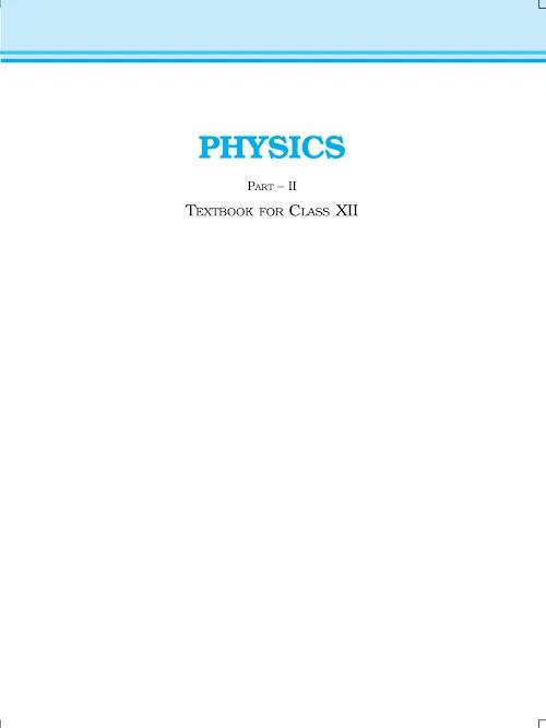 GSEB Standard 12 Physics Part 2 Textbook PDF Download English Medium